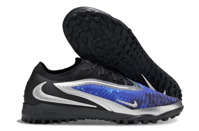 Nike Phantom 6 Low Elite TF Football Shoes - Blue/Silver/Black