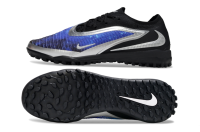 Nike Phantom 6 Low Elite TF Football Shoes - Blue/Silver/Black