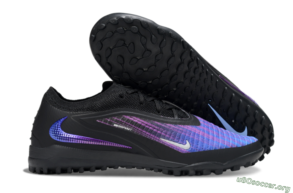 Nike Phantom 6 Low Elite TF Football Shoes - Blue/Purple/Black 2