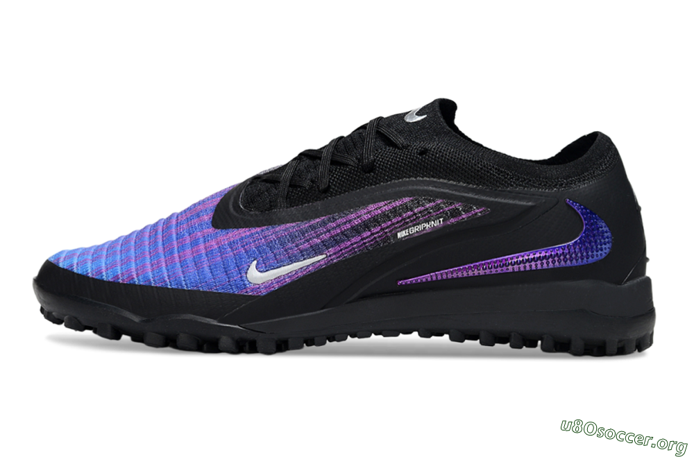 Nike Phantom 6 Low Elite TF Football Shoes - Blue/Purple/Black 3