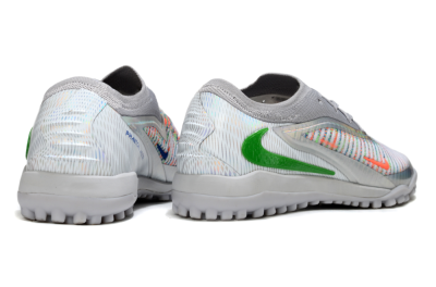 Nike Phantom 6 Low Elite TF Football Shoes - Grey/Silver/Yellow