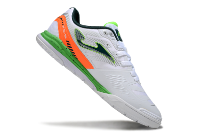 Joma Top Flex IC Football Shoes - White/Yellow/Red