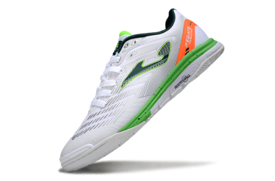 Joma Top Flex IC Football Shoes - White/Yellow/Red
