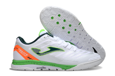 Joma Top Flex IC Football Shoes - White/Yellow/Red