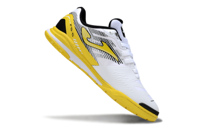 Joma Top Flex IC Football Shoes - White/Black/Yellow