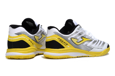 Joma Top Flex IC Football Shoes - White/Black/Yellow