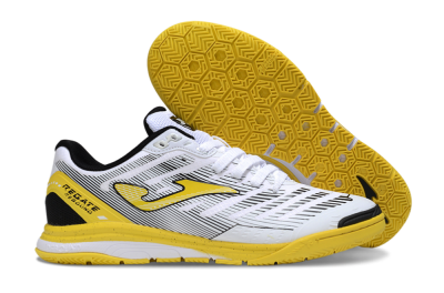 Joma Top Flex IC Football Shoes - White/Black/Yellow