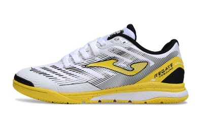 Joma Top Flex IC Football Shoes - White/Black/Yellow