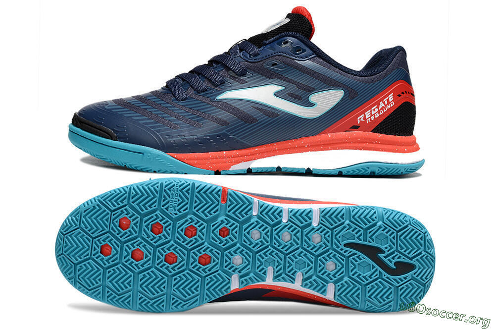 Joma Top Flex IC Football Shoes - Blue/Silver/Red 1