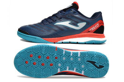 Joma Top Flex IC Football Shoes - Blue/Silver/Red