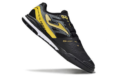 Joma Top Flex IC Football Shoes - Black/Gold/White