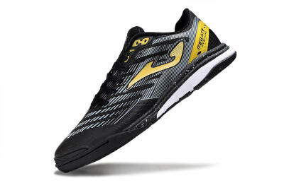 Joma Top Flex IC Football Shoes - Black/Gold/White