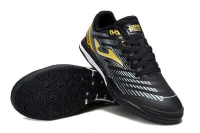 Joma Top Flex IC Football Shoes - Black/Gold/White