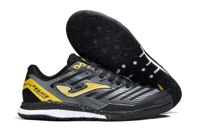Joma Top Flex IC Football Shoes - Black/Gold/White