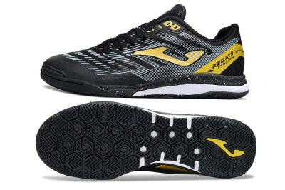Joma Top Flex IC Football Shoes - Black/Gold/White
