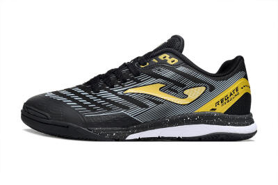 Joma Top Flex IC Football Shoes - Black/Gold/White