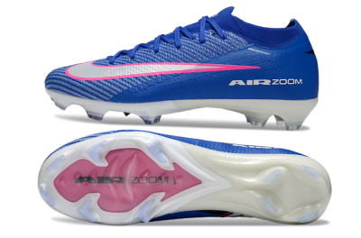 Nike Air Zoom Mercurial Vapor 16 Elite FG Football Boots - Blue/Pink/Silver
