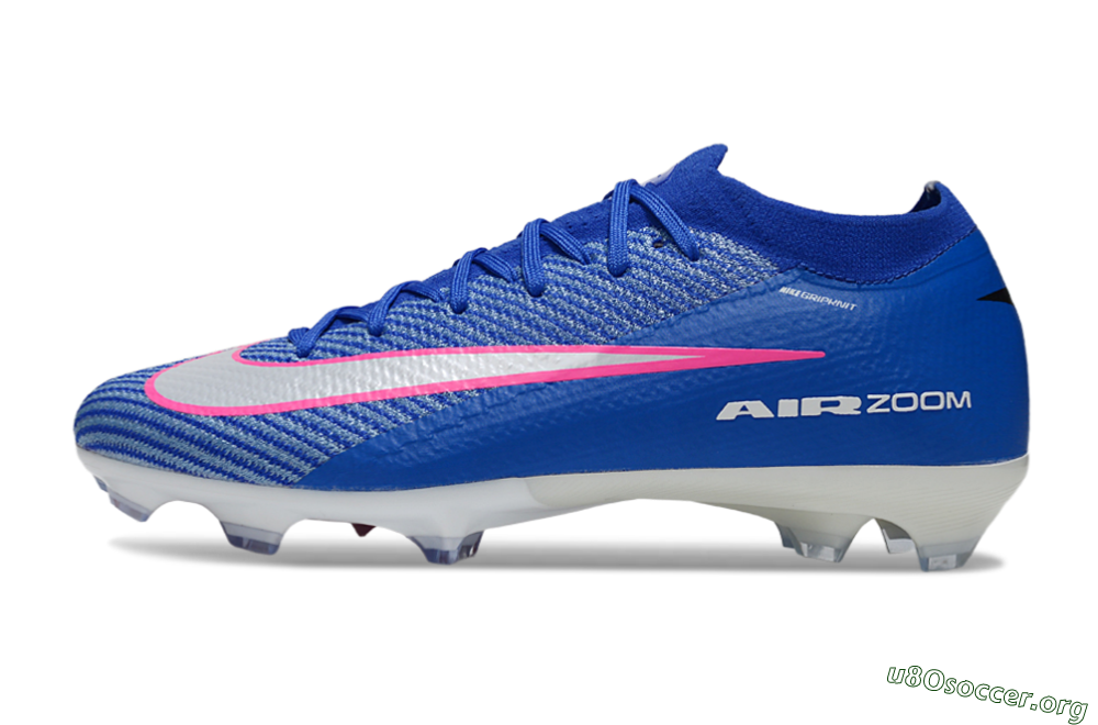 Nike Air Zoom Mercurial Vapor 16 Elite FG Football Boots - Blue/Pink/Silver 3