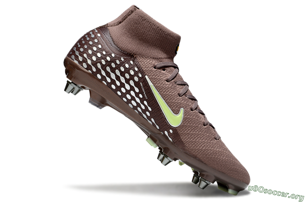 Nike Air Zoom Mercurial Superfly 10 Elite SG Football Boots - Brown/Yellow/White 4
