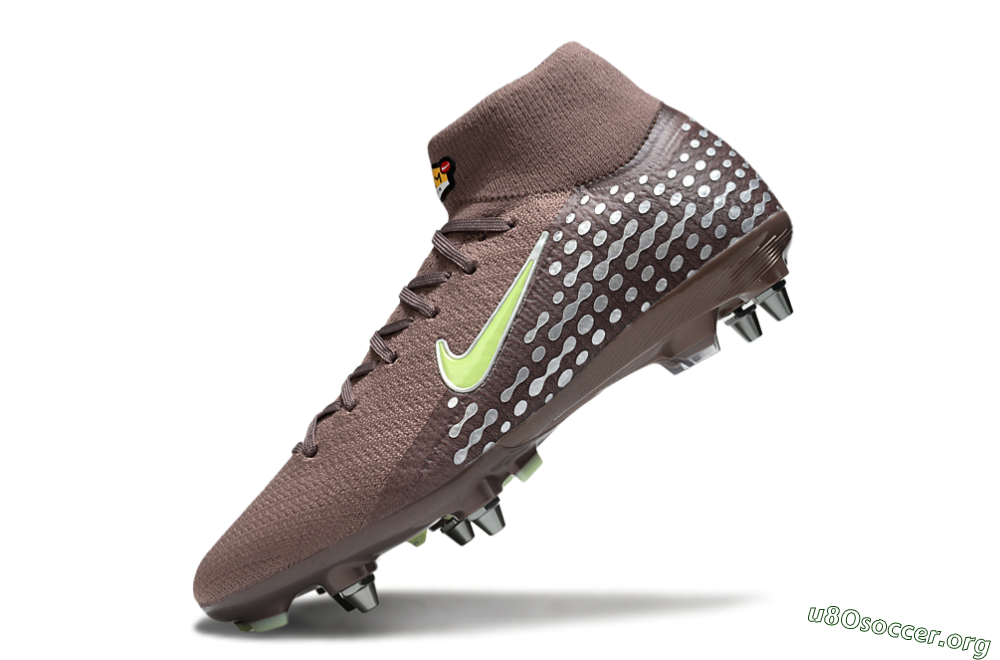 Nike Air Zoom Mercurial Superfly 10 Elite SG Football Boots - Brown/Yellow/White 5