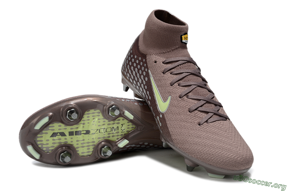 Nike Air Zoom Mercurial Superfly 10 Elite SG Football Boots - Brown/Yellow/White 0