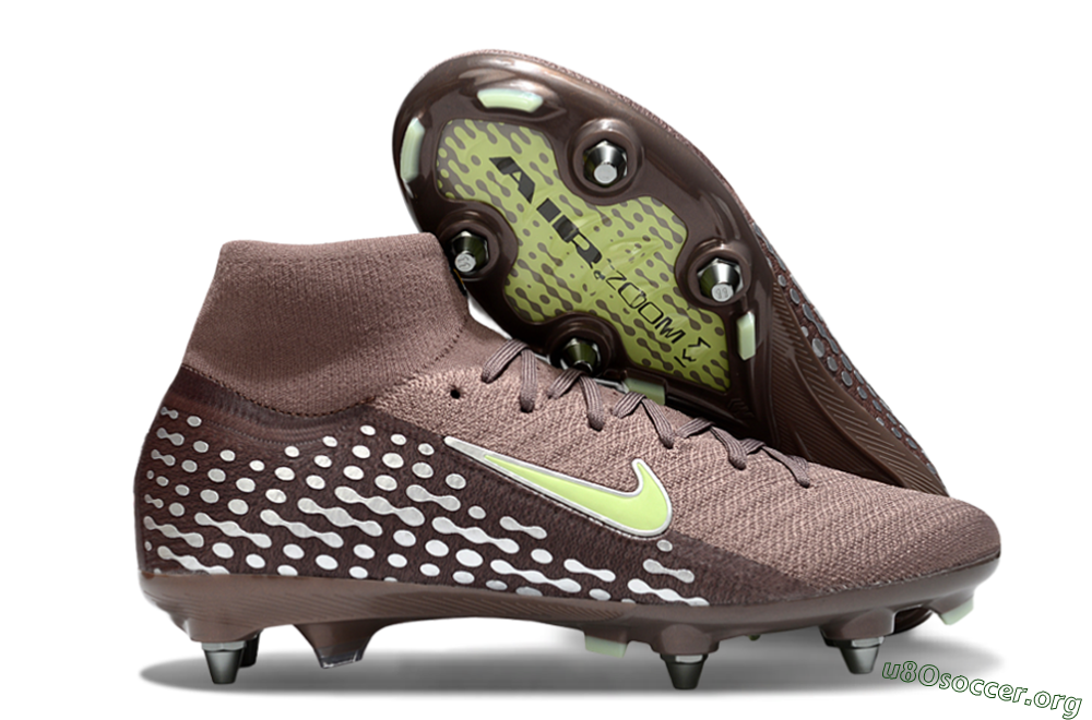 Nike Air Zoom Mercurial Superfly 10 Elite SG Football Boots - Brown/Yellow/White 2