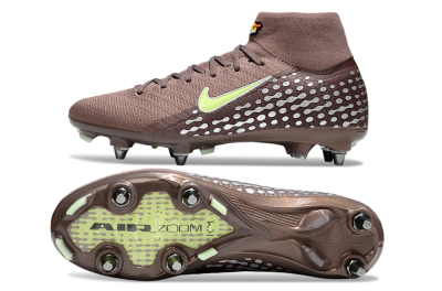 Nike Air Zoom Mercurial Superfly 10 Elite SG Football Boots - Brown/Yellow/White