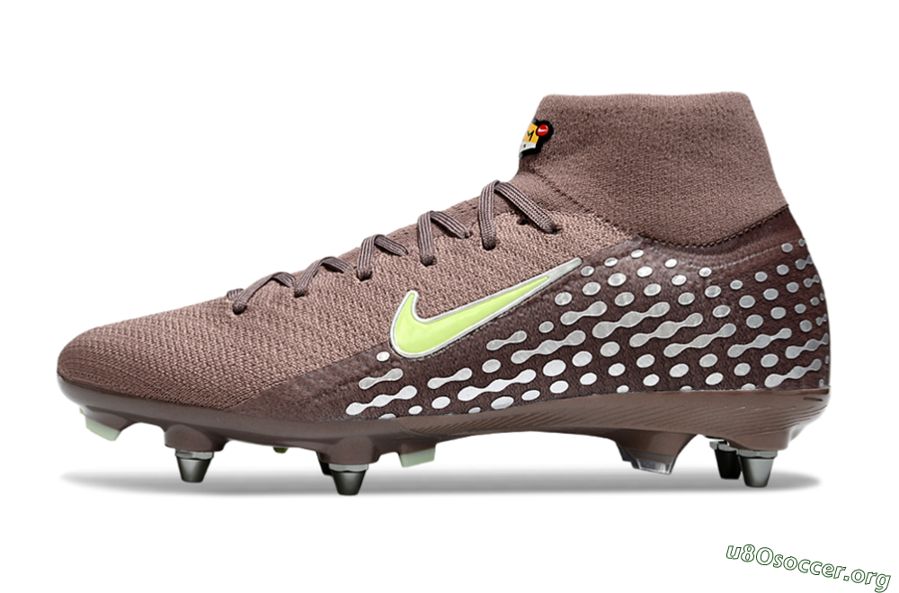 Nike Air Zoom Mercurial Superfly 10 Elite SG Football Boots - Brown/Yellow/White 3