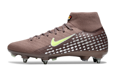 Nike Air Zoom Mercurial Superfly 10 Elite SG Football Boots - Brown/Yellow/White