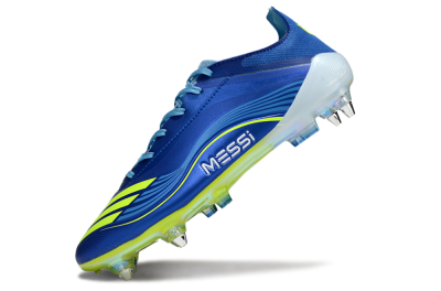 Messi x Adidas F50 Pro SG Football Boots - Blue/Yellow/White