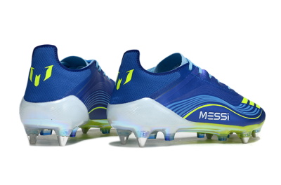 Messi x Adidas F50 Pro SG Football Boots - Blue/Yellow/White