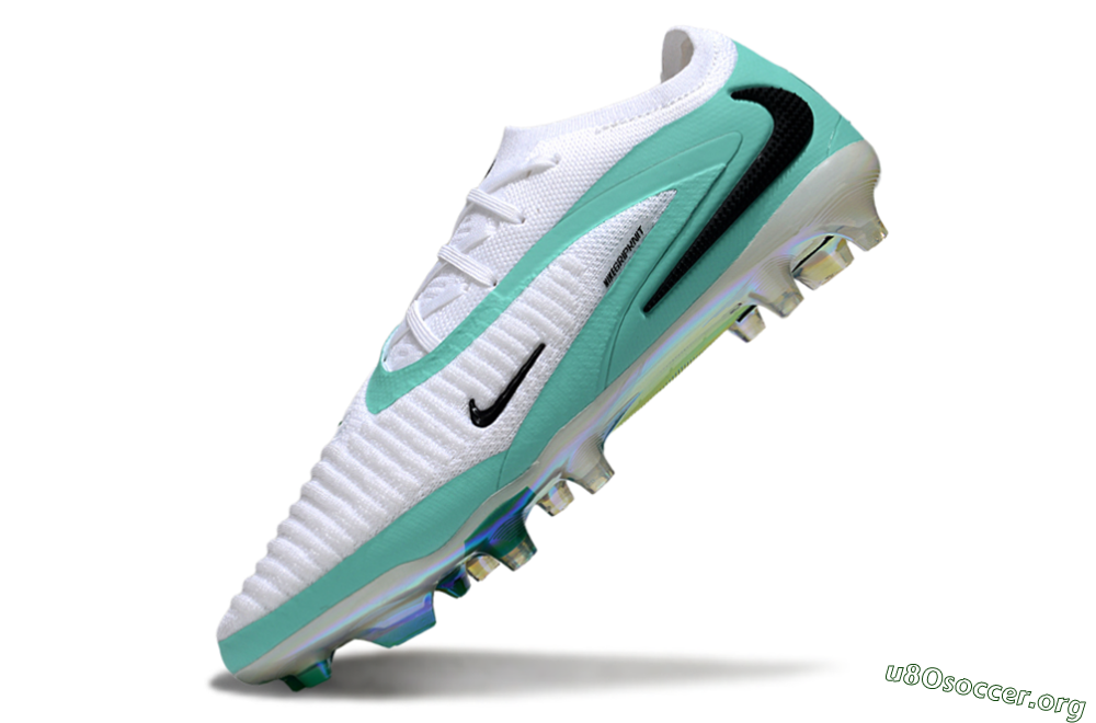 Nike Phantom 6 Low Elite FG Football Boots - White/Jade/Black 5