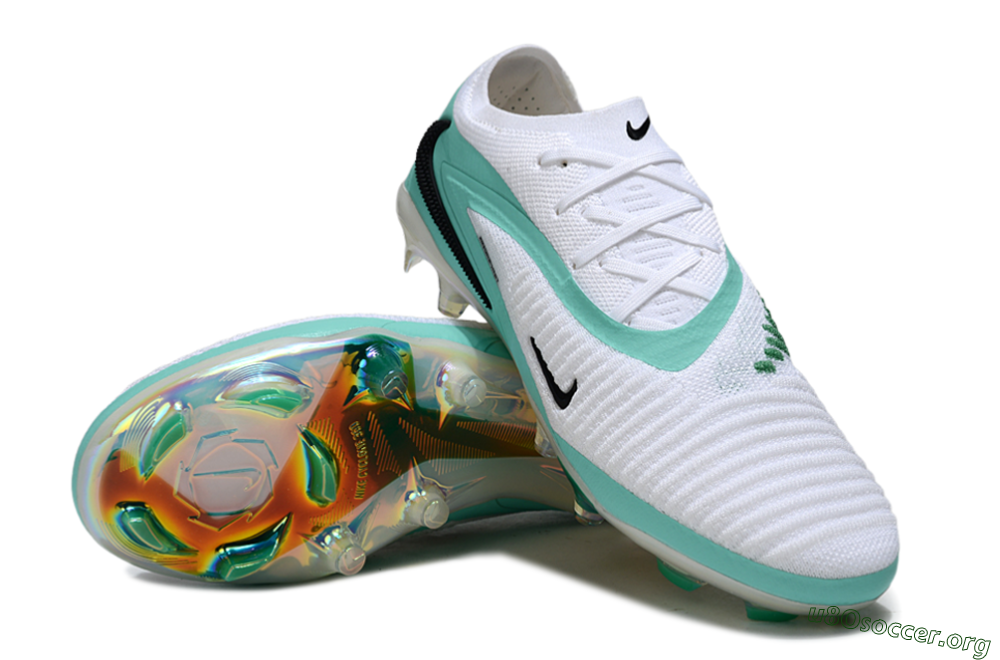 Nike Phantom 6 Low Elite FG Football Boots - White/Jade/Black 0