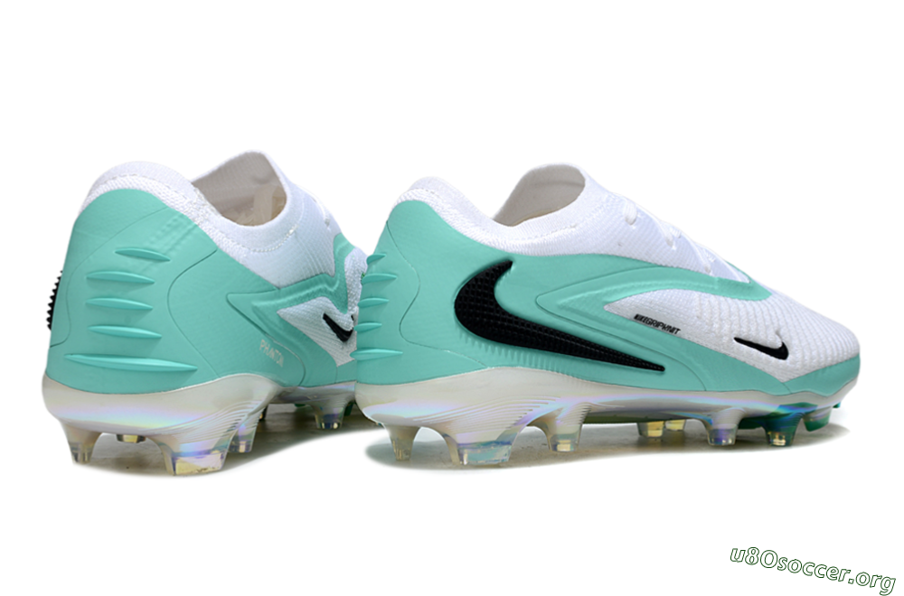 Nike Phantom 6 Low Elite FG Football Boots - White/Jade/Black 6