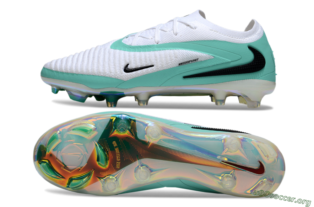 Nike Phantom 6 Low Elite FG Football Boots - White/Jade/Black 1