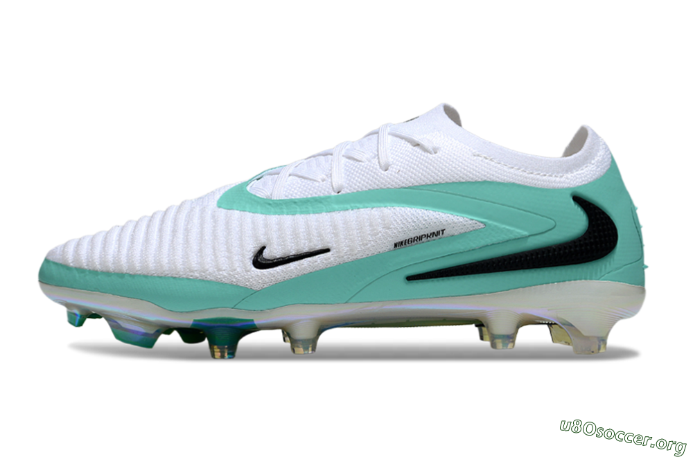 Nike Phantom 6 Low Elite FG Football Boots - White/Jade/Black 3