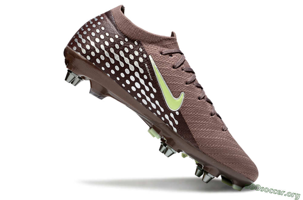 Nike Air Zoom Mercurial Vapor 16 Elite SG Football Boots - Brown/Yellow/White 4