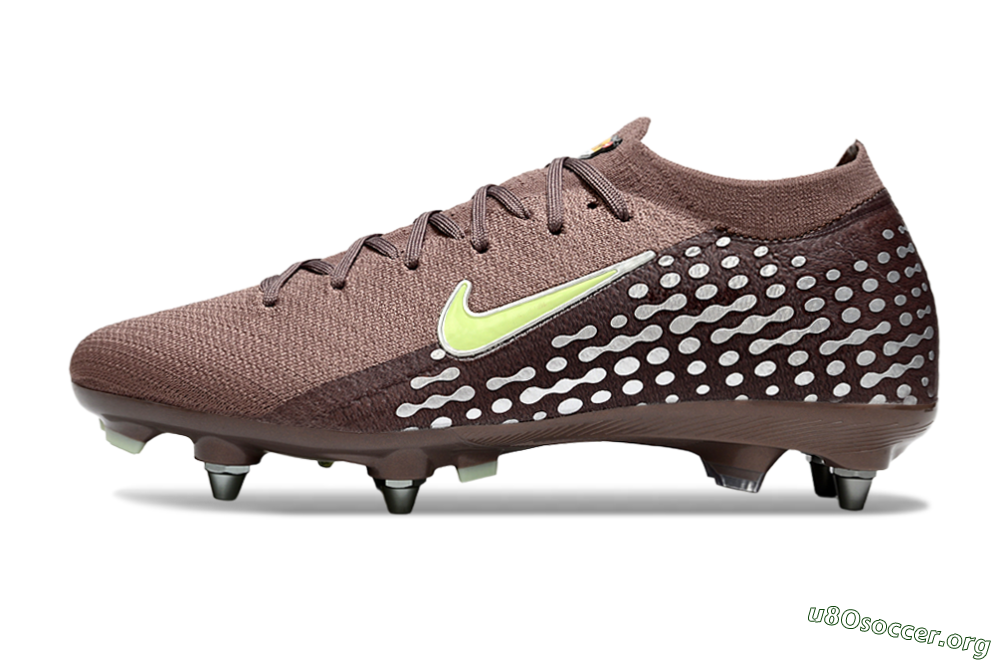 Nike Air Zoom Mercurial Vapor 16 Elite SG Football Boots - Brown/Yellow/White 3