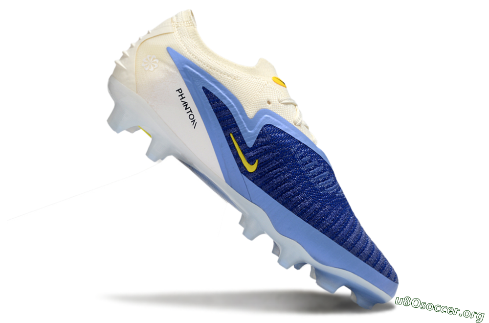 Nike Phantom 6 Low Elite FG Football Boots - Blue/White/Black 4