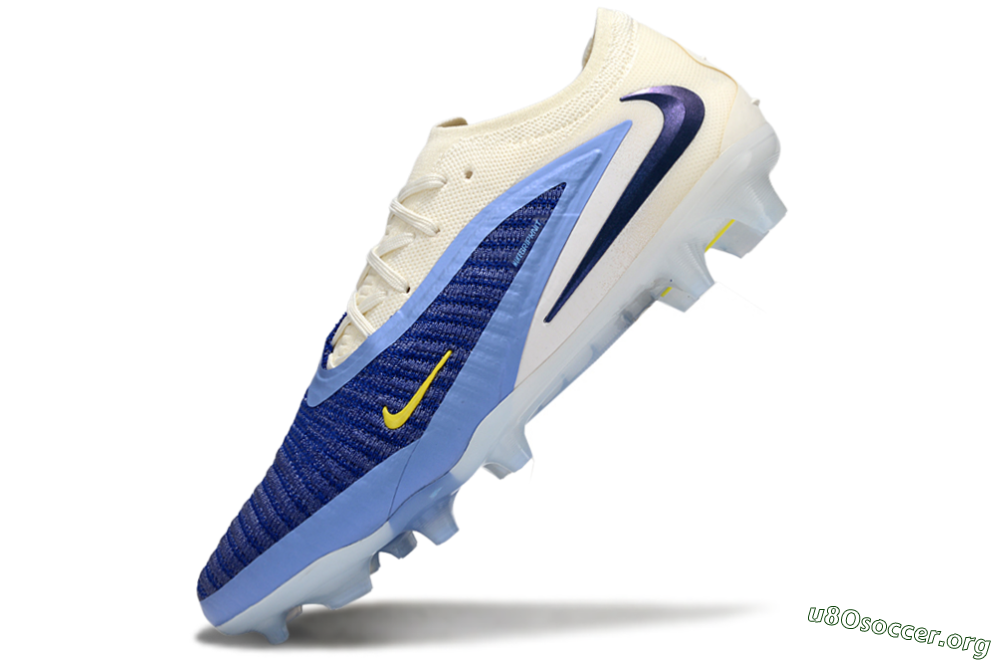 Nike Phantom 6 Low Elite FG Football Boots - Blue/White/Black 5