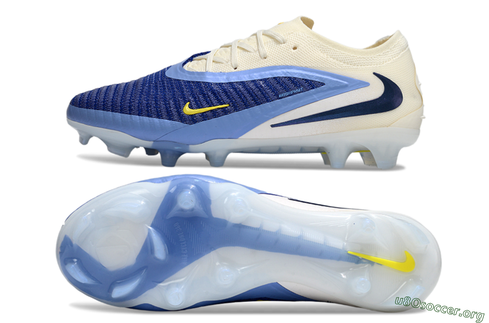 Nike Phantom 6 Low Elite FG Football Boots - Blue/White/Black 1