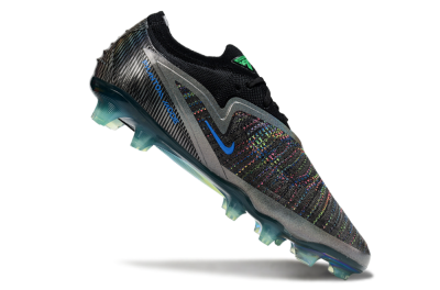 Nike Phantom 6 Low Elite FG Football Boots - Black/Silver/Yellow