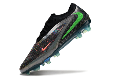 Nike Phantom 6 Low Elite FG Football Boots - Black/Silver/Yellow