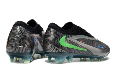 Nike Phantom 6 Low Elite FG Football Boots - Black/Silver/Yellow