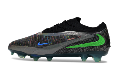 Nike Phantom 6 Low Elite FG Football Boots - Black/Silver/Yellow