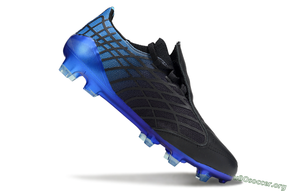 Adidas F50 Spider Remake FG Football Boots - Black/Blue 4