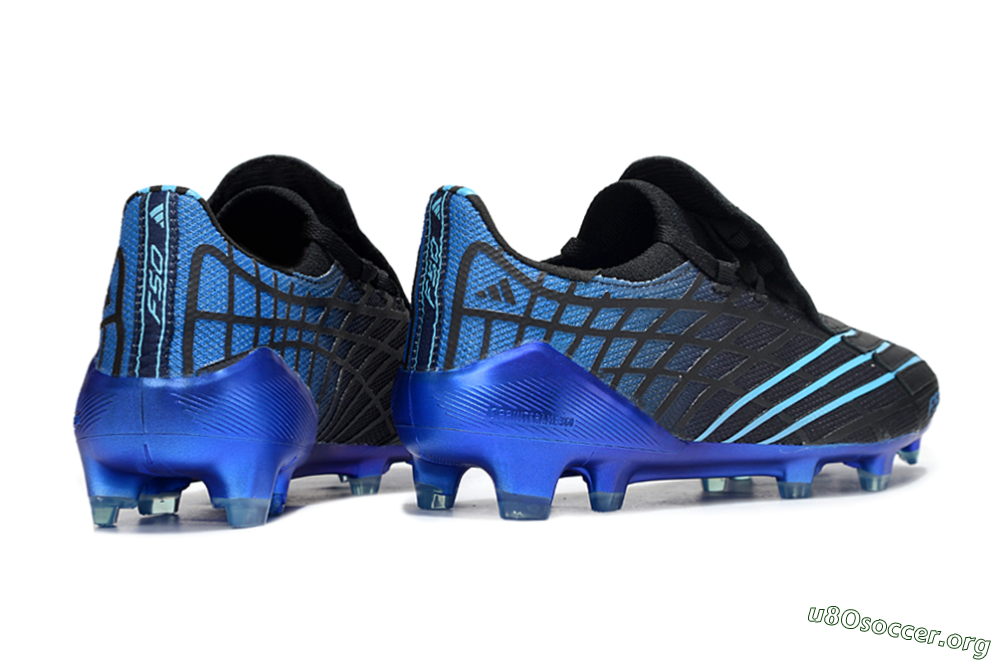 Adidas F50 Spider Remake FG Football Boots - Black/Blue 6