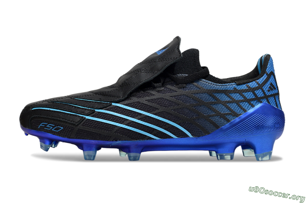 Adidas F50 Spider Remake FG Football Boots - Black/Blue 3