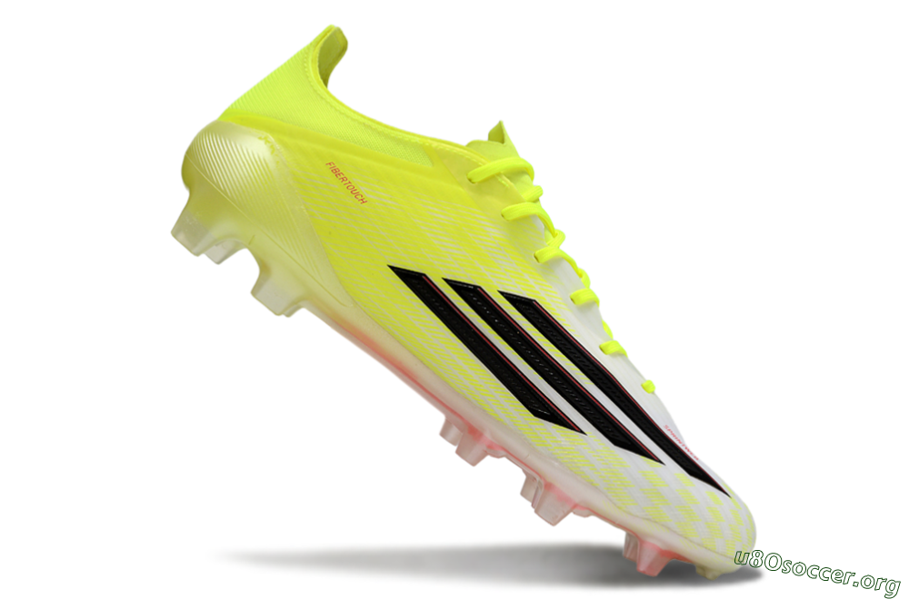 Adidas F50 Elite FG Football Boots - Yellow/Black/Red 4