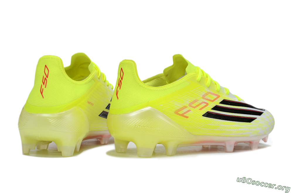 Adidas F50 Elite FG Football Boots - Yellow/Black/Red 6